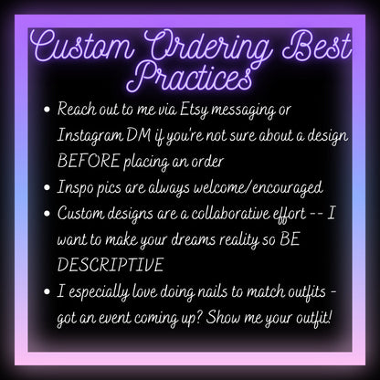 Custom Nail Set Order