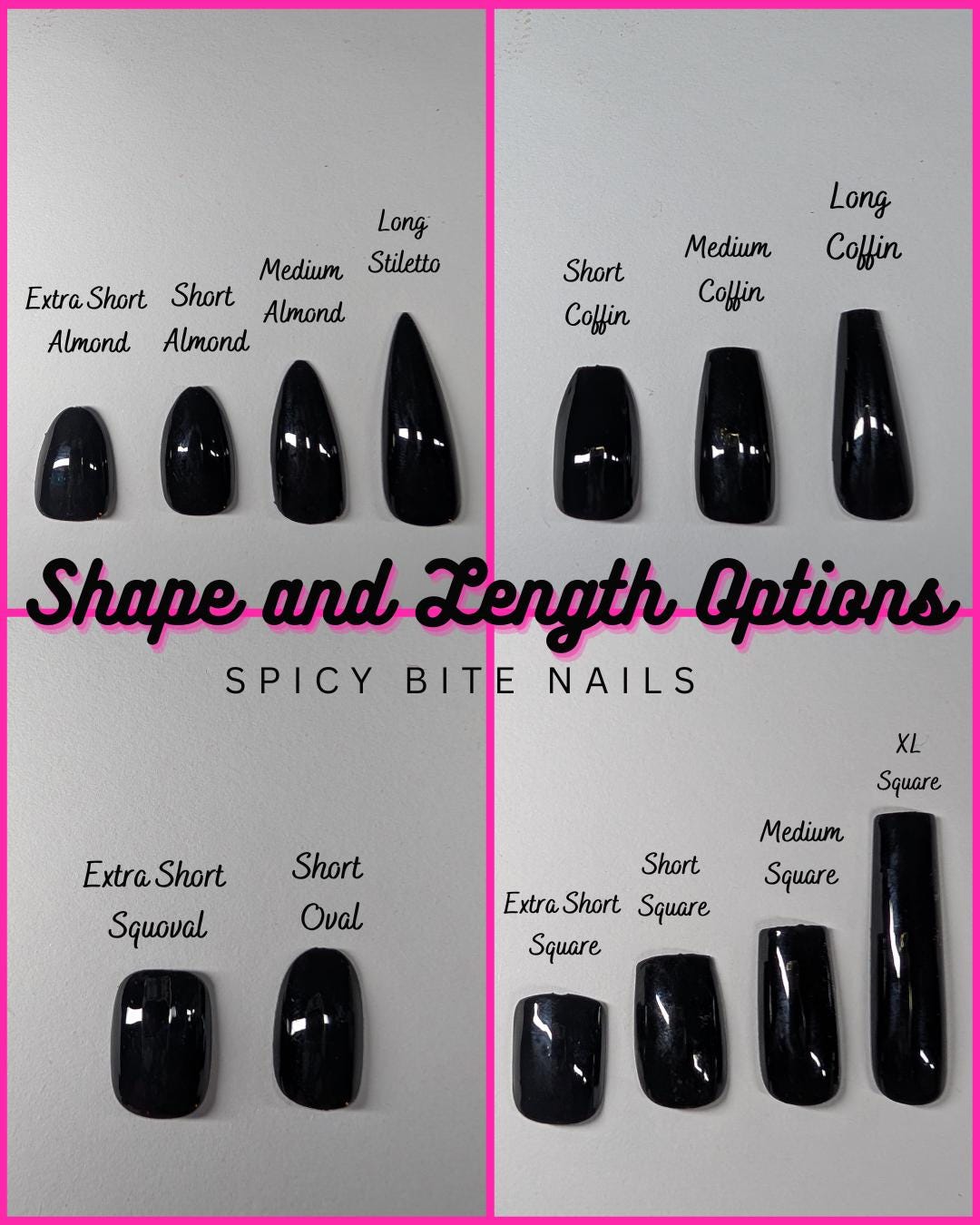 Devil’s Lettuce - Black and Green 420 Marijuana False Press-On Nail Extensions 10pcs