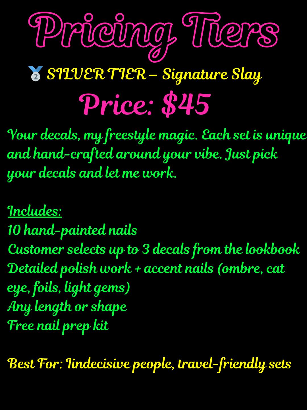 Decal Mystery Set - Press-On Nail Extensions 10pcs